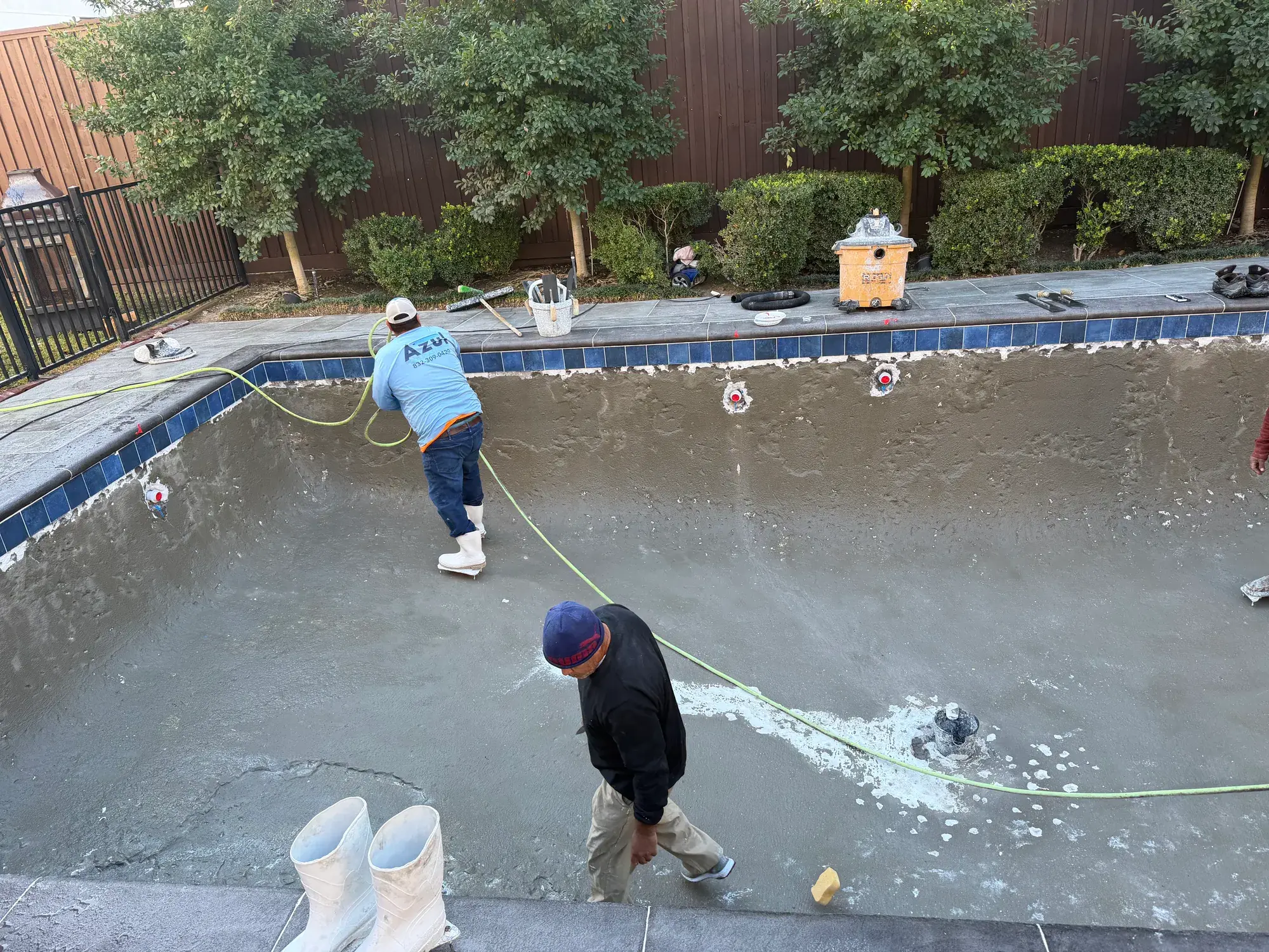 Custom pool project 1 by Venture Pool Company in the Houston area